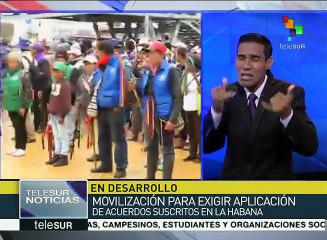 Colombia: realizan "Marcha de las Flores" para exigir la paz