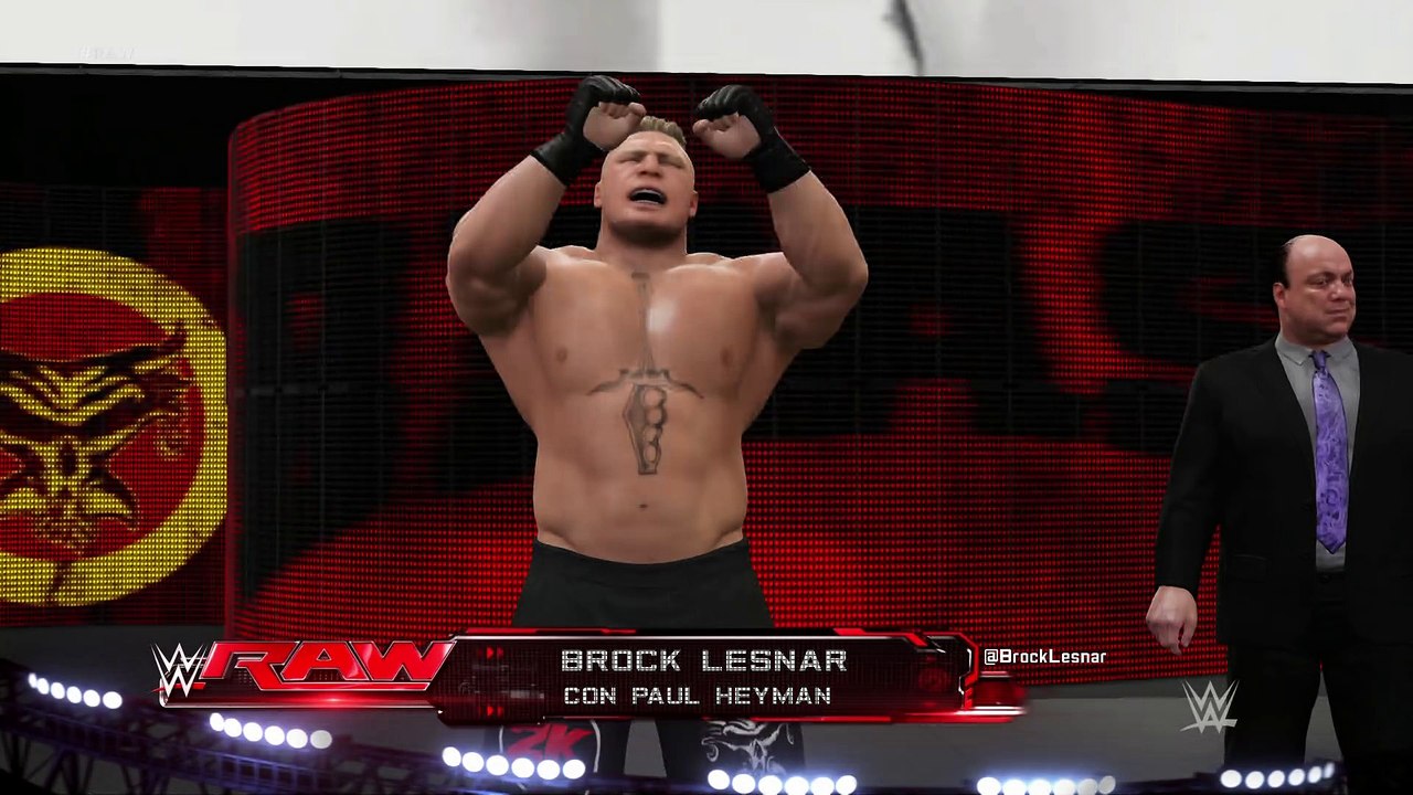 BROCK LESNAR vs KEVIN OWENS WWE 2K17 Gameplay