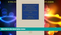 Big Deals  Intellectual Property and Private International Law: Comparative Perspectives (Studies