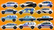 Police Vehicles | Country Vehicles | Teach Transport To Children| Vehicles Around The World