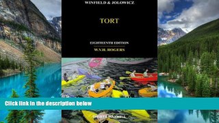 Must Have  Winfield and Jolowicz on Tort  READ Ebook Full Ebook