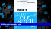 Big Deals  Mediation in a Nutshell, 2d  Best Seller Books Best Seller