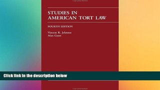 READ FULL  Studies in American Tort Law (Carolina Academic Press)  READ Ebook Online Audiobook