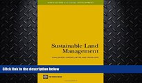 FREE PDF  Sustainable Land Management: Challenges, Opportunities, and Trade-Offs (Agriculture and