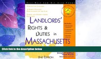 READ book  Landlords  Rights   Duties in Massachusetts: With Forms (Landlord s Legal Guide in