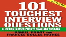 [PDF] 101 Toughest Interview Questions: And Answers That Win the Job! (101 Toughest Interview