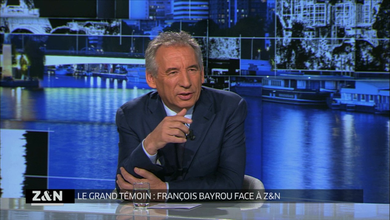François Bayrou, invité de Zemmour & Naulleau sur Paris Première - 121016