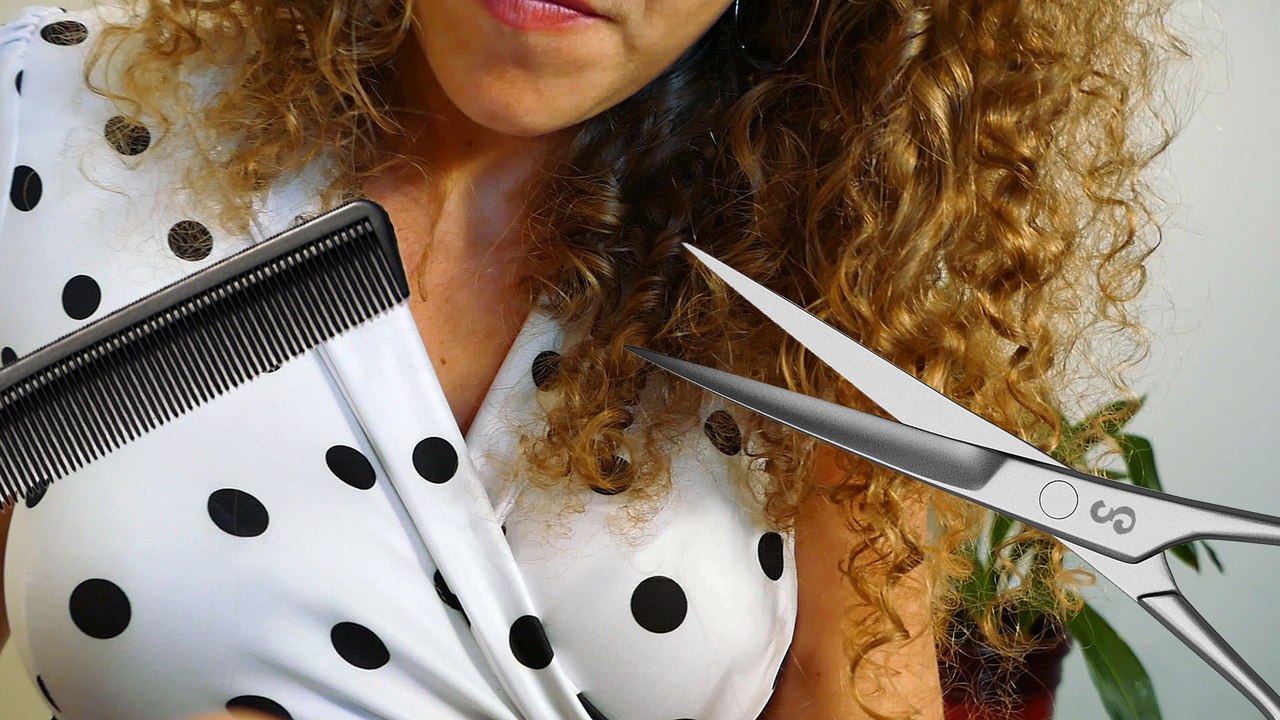 ASMR Haircut Salon Roleplay w/ Binaural Scissor Sounds & Hair Brushing Sounds