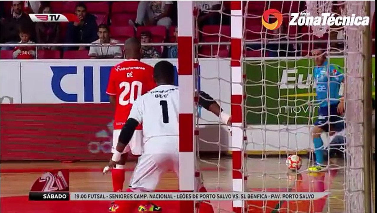 Liga SportZone | 16/17 | Jornada 1 | SL Benfica 7-1 Futsal Azeméis