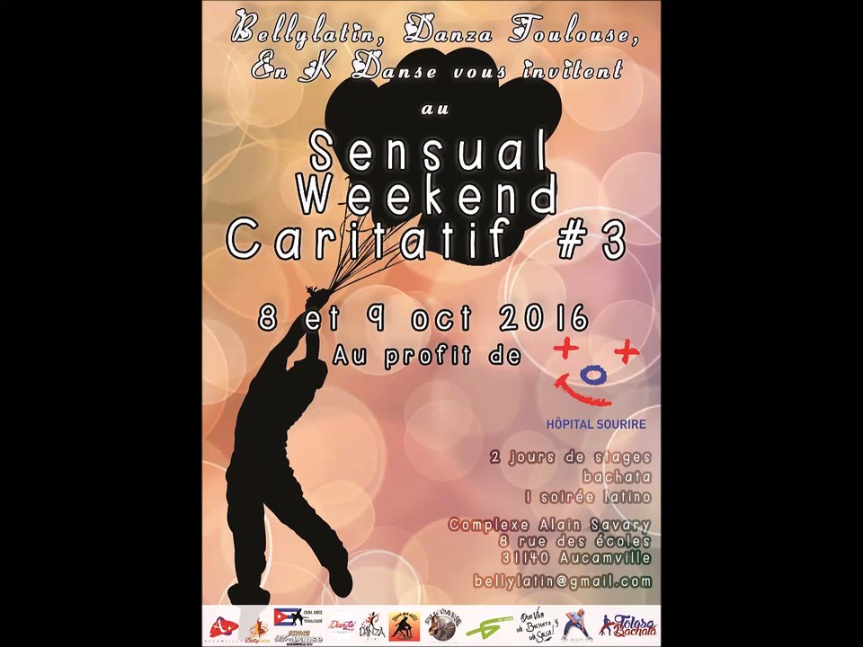 Sensual weekend caritatif 2016- Ben et Sandra - black bachata