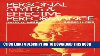 [PDF] Personal Styles   Effective Performance Full Colection