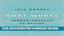 [PDF] What Works: Gender Equality by Design Popular Colection