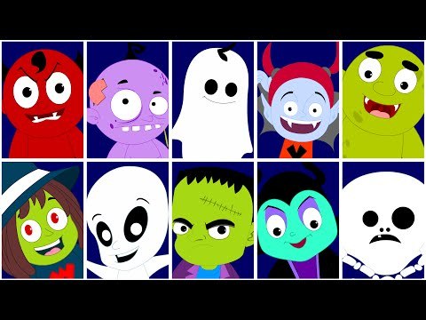 Scary Nursery Rhymes | Ten In The Bed | Rhymes For Kids And Childrens | Songs For Babies