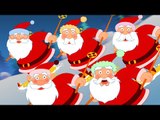 Five Fat Santas | Five Little Santas | Nursery Rhymes