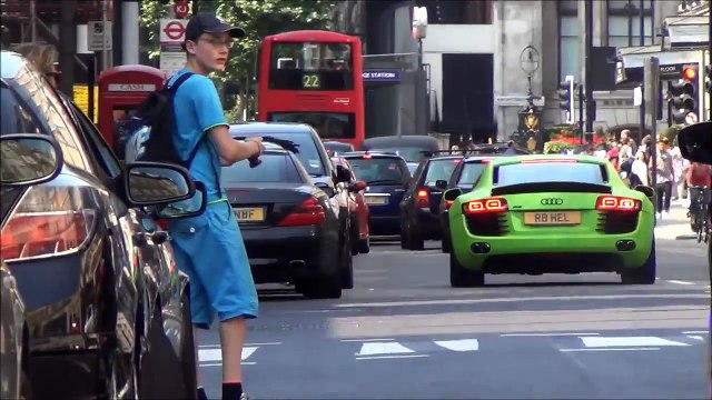 Supercar cruise in London! Revs, Accelerations, Combos and more!