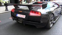 Insane HYPERCAR chase London!!LP640 BF Performance + RUF CTR-3 ClubSport