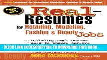[New] Real-Resumes for Retailing, Modeling, Fashion   Beauty Jobs Exclusive Full Ebook