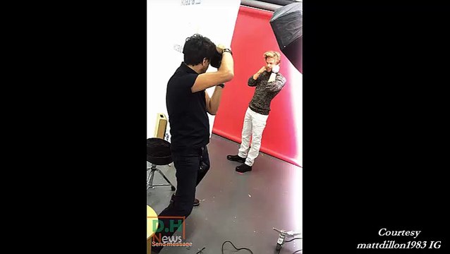 Derek Hough - Backstage at the photo-shooting for LAPALME Magazine - October 12, 2016