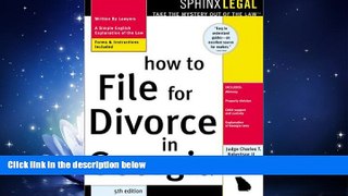 different   How to File for Divorce in Georgia (Legal Survival Guides)