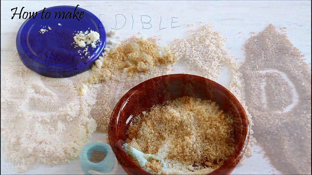 How to make edible sand for cake decorating