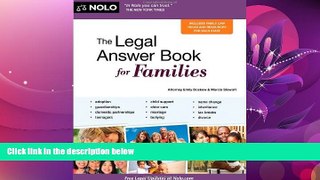 different   The Legal Answer Book for Families