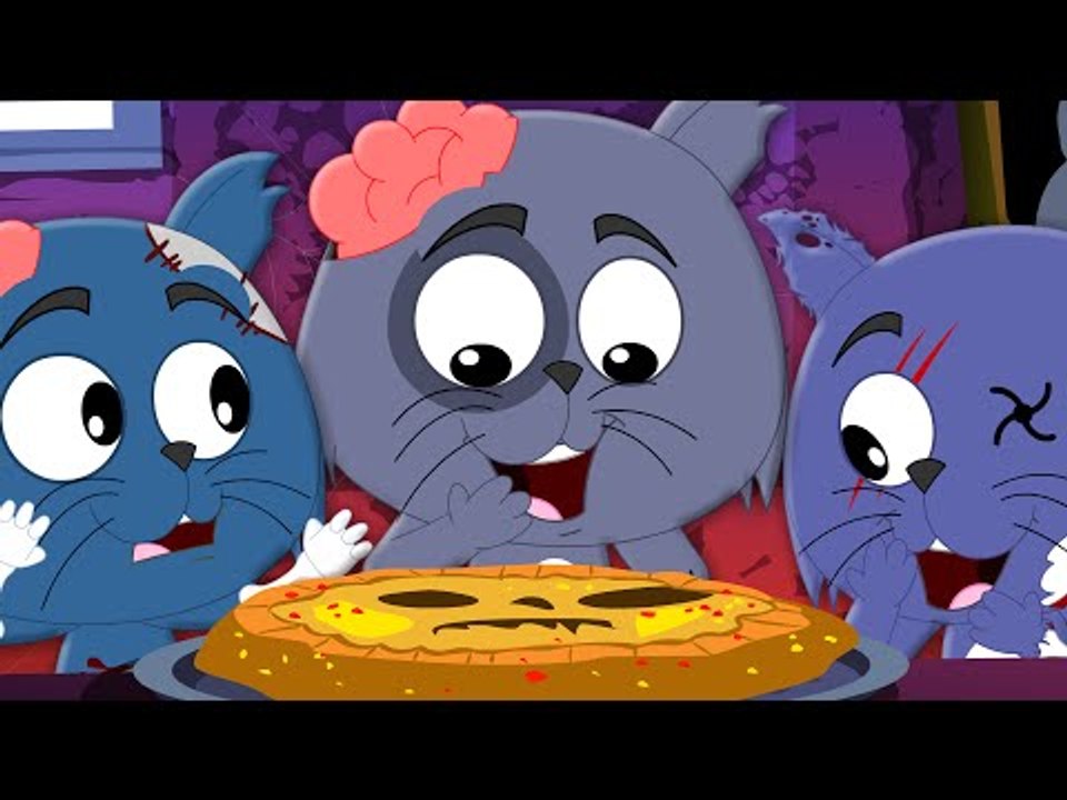Scary Nursery Rhymes | Three Little Kittens | Halloween Songs For Babies