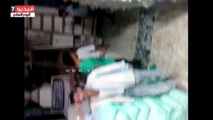 بلفيديو.. ضبط 8 أطنان دقيق مدعم مهربة بمطحن بالعاشر