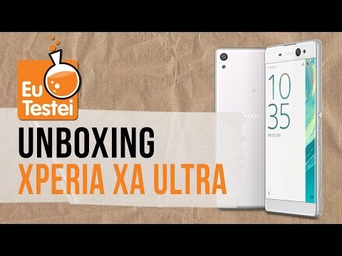 O unboxing do Sony Xperia XA ultra mais comprido e relaxante ever - Unboxing ASMR EuTestei Brasil