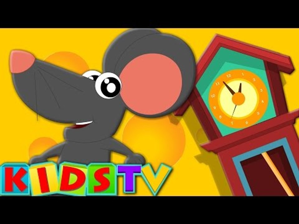 Hickory Dickory Dock Nursery Rhyme | Cartoon Animation Rhymes & Kids Songs for Children | Kids TV