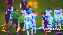 las mejores peleas en el futbol #1