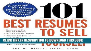 [PDF] 101 Best Resumes to Sell Yourself Popular Colection