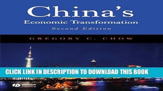 New Book China s Economic Transformation