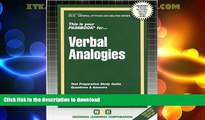 READ BOOK  VERBAL ANALOGIES (General Aptitude and Abilities Series) (Passbooks) (Passbooks for