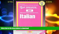 READ BOOK  ITALIAN (SAT Subject Test Series) (Passbooks) (COLLEGE BOARD SAT SUBJECT TEST SERIES