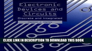 [PDF] Electronic Devices and Circuits: Discrete and Integrated Full Online
