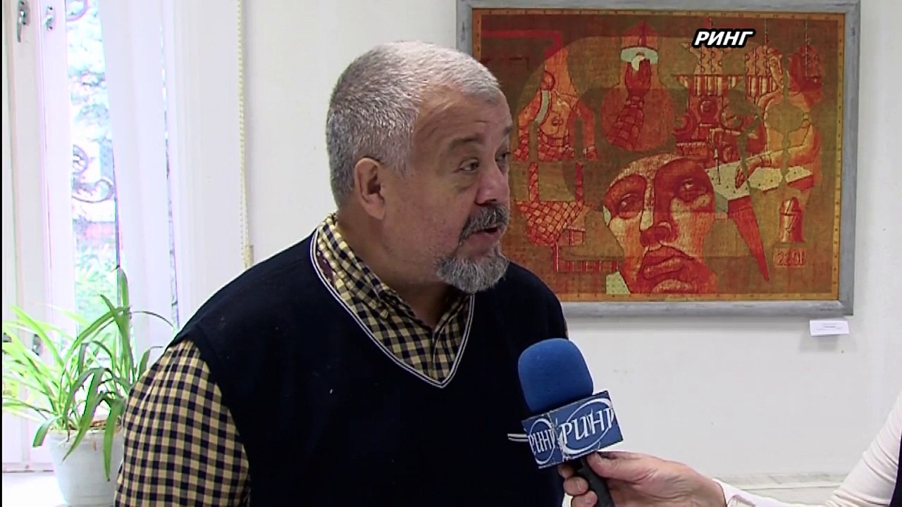 Узорочье, выставка Алексея Акиндинова, Луховицы, телекомпания «Ринг», 2016.  Patterns - Alexey Akindinov's exhibition, Lukhovitsy, Ring TV company, 2016.