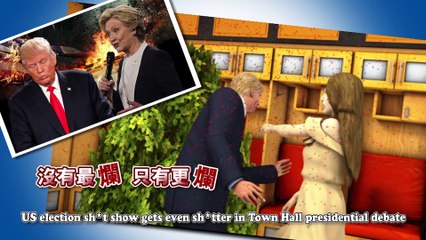 Second presidential debate: Trump and Hillary go gutter for town hall debate