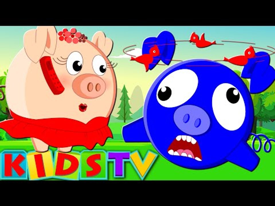 Five Little Piggies Jumping On The Bed | Nursery Rhymes For Children And Kids Song | Kids TV
