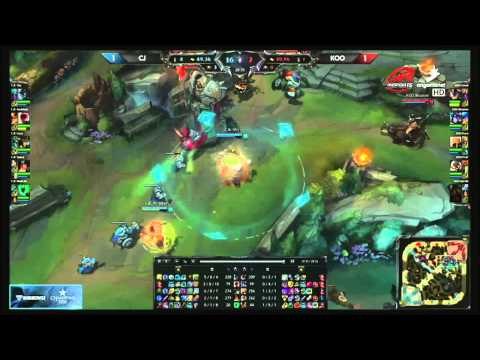 《LCK》2015 夏季賽 Week 3 Day 3 KOO Tigers vs CJ ENTUS Game 3 (國語) part 2