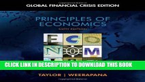 New Book Principles of Economics: Global Financial Crisis Edition (with Global Economic Watch GEC