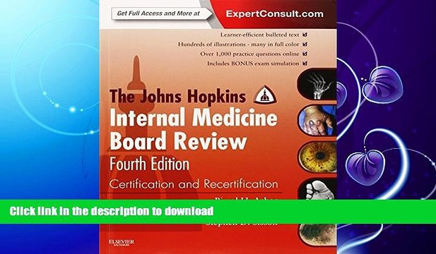 FAVORITE BOOK The Johns Hopkins Internal Medicine Board Review: Certification and