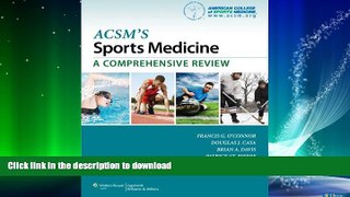 READ  ACSM s Sports Medicine: A Comprehensive Review FULL ONLINE