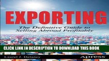 New Book Exporting: The Definitive Guide to Selling Abroad Profitably