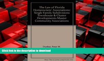 FAVORIT BOOK The Law of Florida Homeowners  Associations: Single Family Subdivisions Townhouse