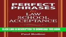 [PDF] Perfect Phrases for Law School Acceptance (Perfect Phrases Series) Popular Colection