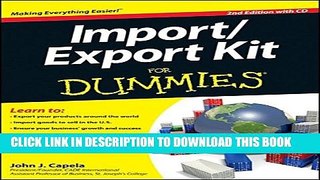 New Book Import / Export Kit For Dummies