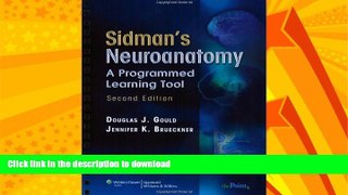 READ BOOK  Sidman s Neuroanatomy: A Programmed Learning Tool (Point (Lippincott Williams
