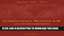 Collection Book International Business Law and Its Environment