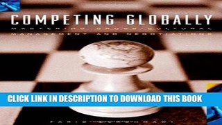 New Book Competing Globally (Managing Cultural Differences)