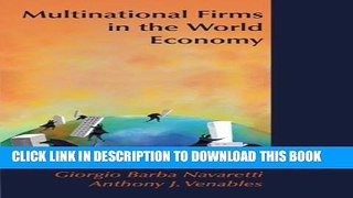Collection Book Multinational Firms in the World Economy